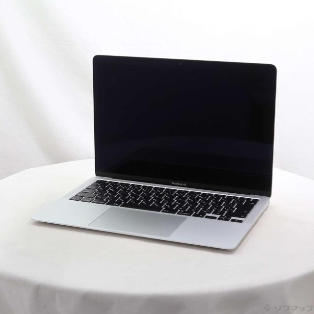 (中古)Apple MacBook Air 13.3-inch Late-2020 MGN93J/A Apple M1 8コアCPU_7コアGPU 8GB SSD256GB シルバー (15.3 Sequoia)(349-ud)