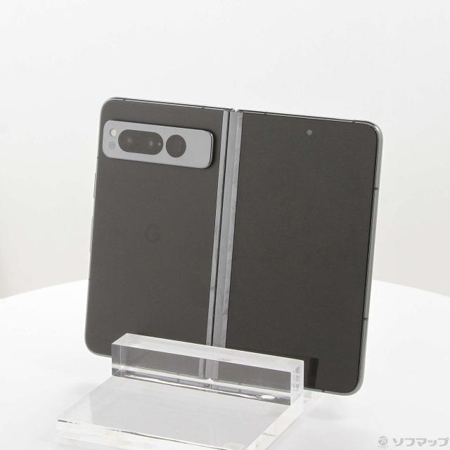 (中古)GOOGLE Google Pixel Fold 256GB オブシディアン G0B96 au SIMフリー(269-ud)