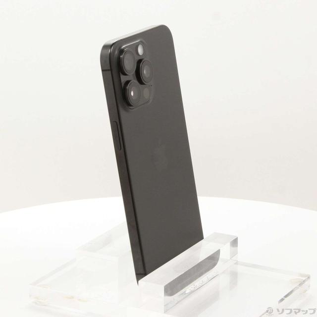 (中古)Apple iPhone15 Pro Max 256GB ブラックチタニウム MU6P3J/A SIMフリー(276-ud)
