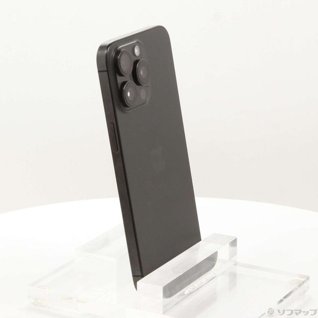 (中古)Apple iPhone15 Pro Max 256GB ブラックチタニウム MU6P3J/A SIMフリー(276-ud)