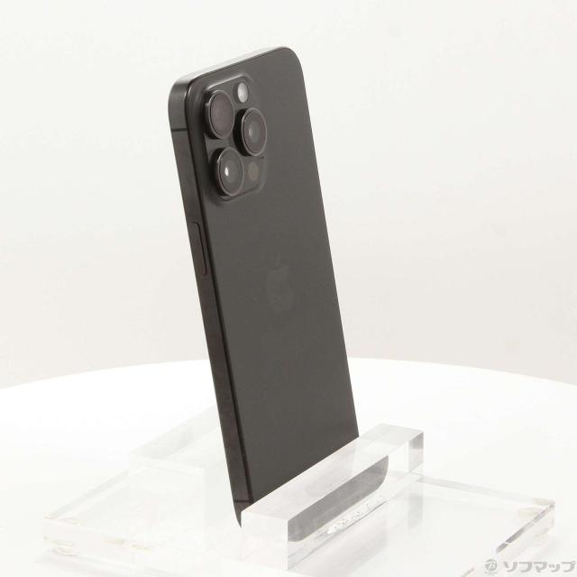 (中古)Apple iPhone15 Pro Max 256GB ブラックチタニウム MU6P3J/A SIMフリー(349-ud)