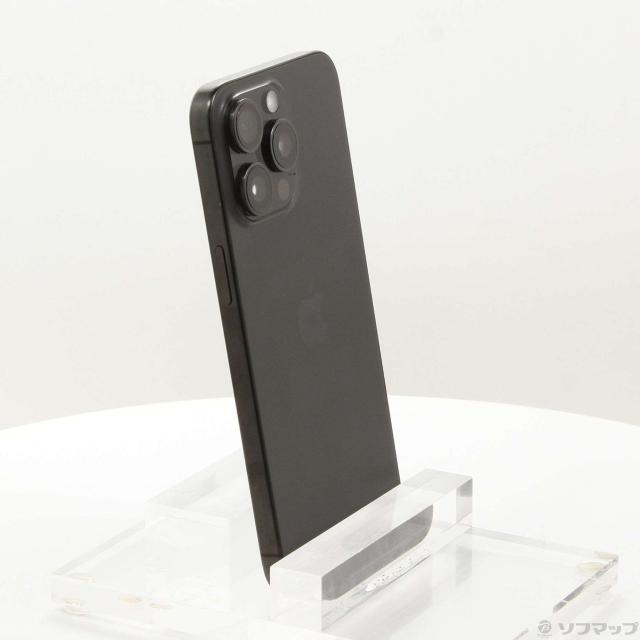 (中古)Apple iPhone15 Pro Max 256GB ブラックチタニウム MU6P3J/A SIMフリー(269-ud)