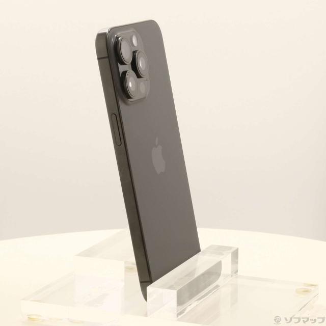 (中古)Apple iPhone15 Pro Max 256GB ブラックチタニウム MU6P3J/A SIMフリー(262-ud)