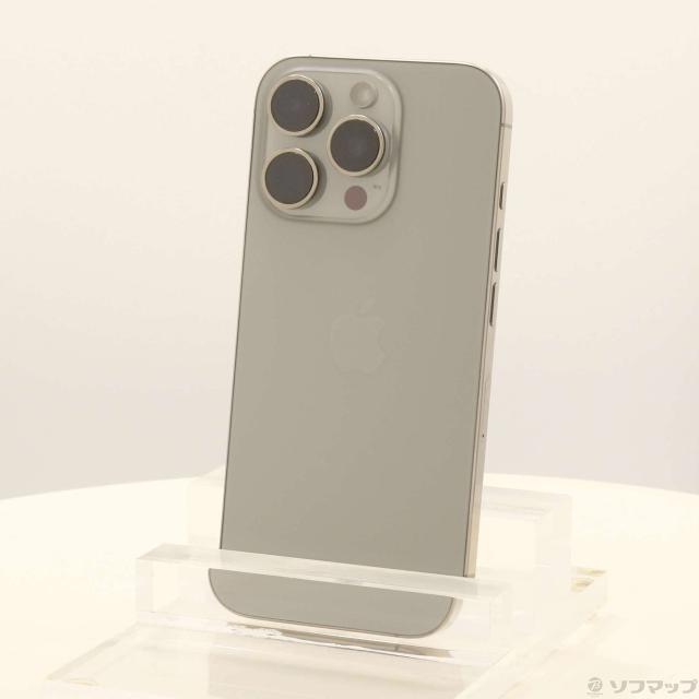 (中古)Apple iPhone16 Pro 128GB ナチュラルチタニウム MYMY3J/A SIMフリー(377-ud)