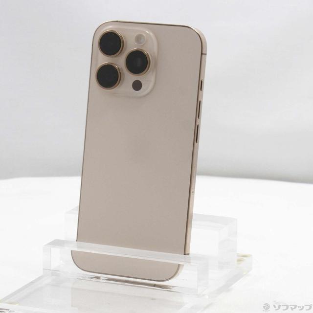 (中古)Apple iPhone16 Pro 512GB デザートチタニウム MYN63J/A SIMフリー(297-ud)