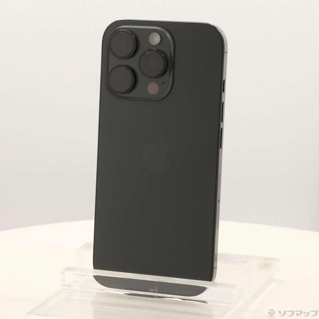 中古)Apple iPhone16 Pro 128GB ブラックチタニウム MYMV3J/A SIM 