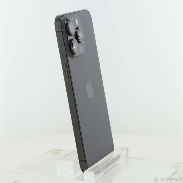 (中古)Apple iPhone15 Pro Max 256GB ブラックチタニウム MU6P3J/A SIMフリー(349-ud)