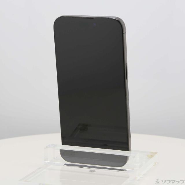 (中古)Apple iPhone15 Pro Max 256GB ブラックチタニウム MU6P3J/A SIMフリー(371-ud)