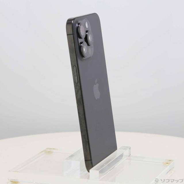 (中古)Apple iPhone15 Pro Max 256GB ブラックチタニウム MU6P3J/A SIMフリー(371-ud)