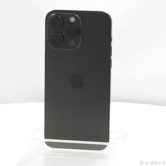 (中古)Apple iPhone15 Pro Max 256GB ブラックチタニウム MU6P3J/A SIMフリー(295-ud)
