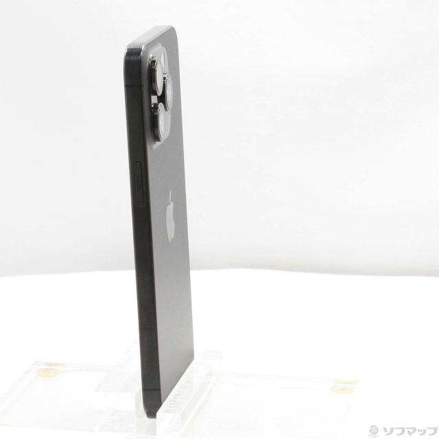 (中古)Apple iPhone15 Pro Max 256GB ブラックチタニウム MU6P3J/A SIMフリー(295-ud)