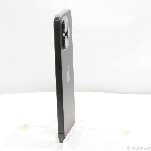 (中古)Apple iPhone15 Pro Max 256GB ブラックチタニウム MU6P3J/A SIMフリー(295-ud)