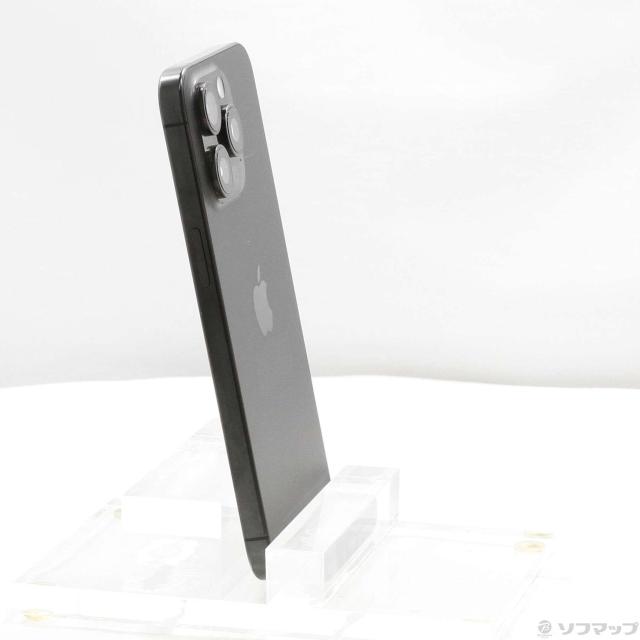 (中古)Apple iPhone15 Pro Max 256GB ブラックチタニウム MU6P3J/A SIMフリー(352-ud)