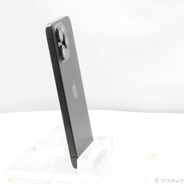 (中古)Apple iPhone15 Pro Max 256GB ブラックチタニウム MU6P3J/A SIMフリー(371-ud)