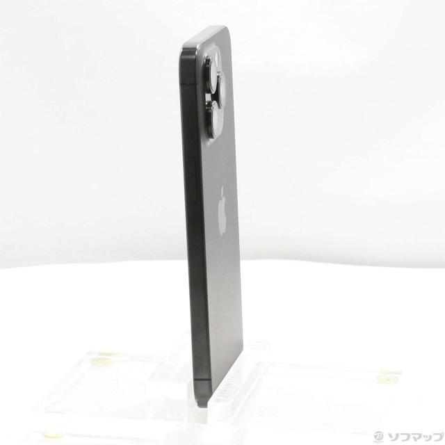 (中古)Apple iPhone15 Pro Max 256GB ブラックチタニウム MU6P3J/A SIMフリー(251-ud)