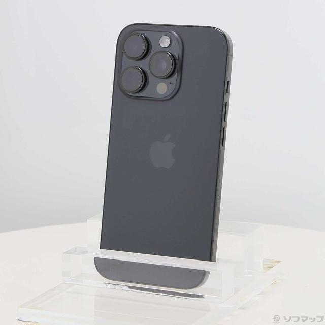 (中古)Apple iPhone16 Pro 512GB ブラックチタニウム MYN43J/A SIMフリー(348-ud)
