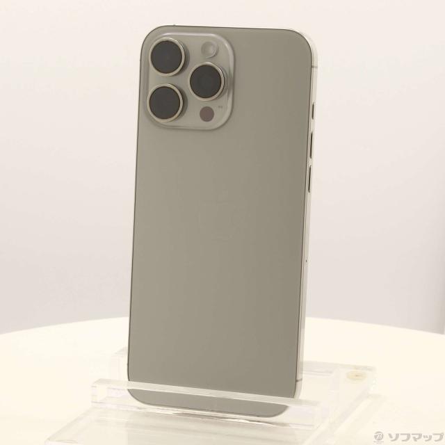 (中古)Apple iPhone16 Pro Max 256GB ナチュラルチタニウム MYWK3J/A SIMフリー(269-ud)