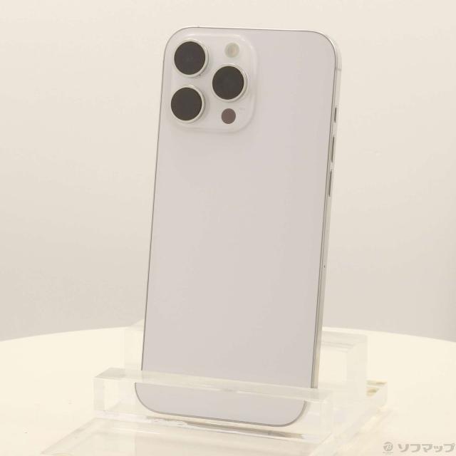 (中古)Apple iPhone16 Pro Max 256GB ホワイトチタニウム MYWH3J/A SIMフリー(269-ud)