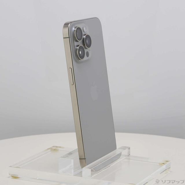 (中古)Apple iPhone15 Pro Max 256GB ナチュラルチタニウム MU6R3J/A SIMフリー(269-ud)