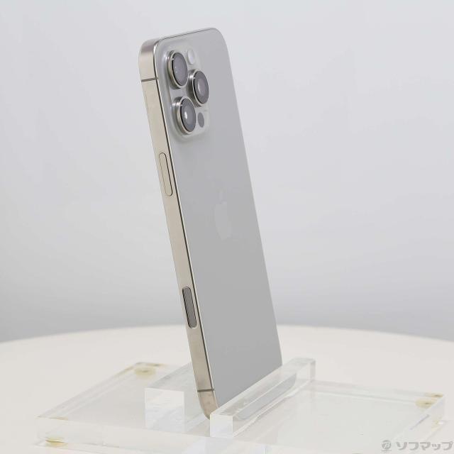 (中古)Apple iPhone16 Pro Max 256GB ナチュラルチタニウム MYWK3J/A SIMフリー(377-ud)_3