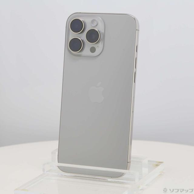 (中古)Apple iPhone16 Pro Max 256GB ナチュラルチタニウム MYWK3J/A SIMフリー(276-ud)