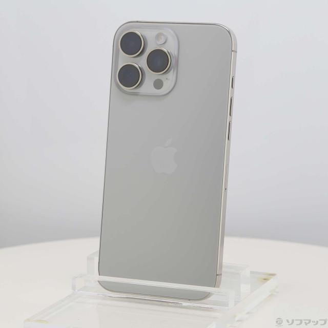 (中古)Apple iPhone16 Pro Max 256GB ナチュラルチタニウム MYWK3J/A SIMフリー(269-ud)