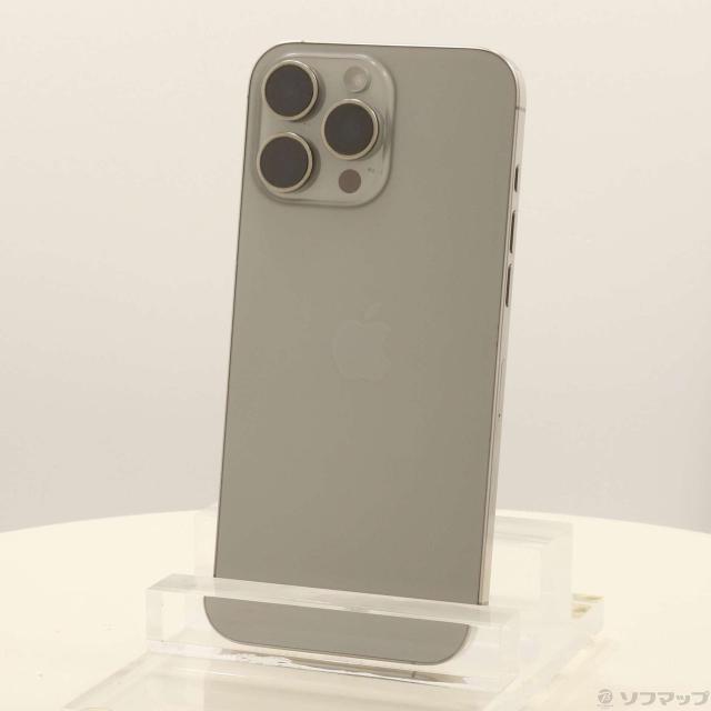 (中古)Apple iPhone16 Pro Max 256GB ナチュラルチタニウム MYWK3J/A SIMフリー(269-ud)
