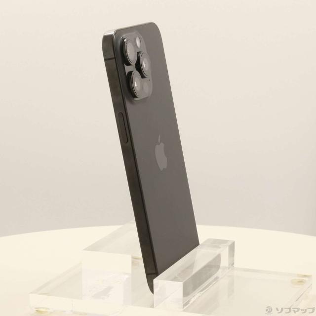 (中古)Apple iPhone15 Pro Max 256GB ブラックチタニウム MU6P3J/A SIMフリー(276-ud)