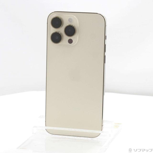 (中古)Apple iPhone14 Pro Max 1TB ゴールド MQ9M3J/A SIMフリー(247-ud)