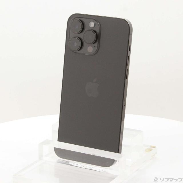 (中古)Apple iPhone14 Pro Max 256GB スペースブラック MQ9A3J/A SIMフリー(276-ud)
