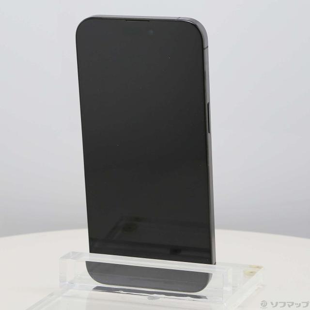 (中古)Apple iPhone15 Pro Max 256GB ブラックチタニウム MU6P3J/A SIMフリー(269-ud)