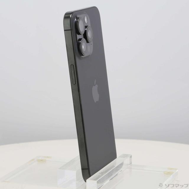 (中古)Apple iPhone15 Pro Max 256GB ブラックチタニウム MU6P3J/A SIMフリー(269-ud)