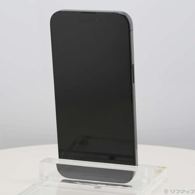 (中古)Apple iPhone15 Pro Max 256GB ブラックチタニウム MU6P3J/A SIMフリー(269-ud)