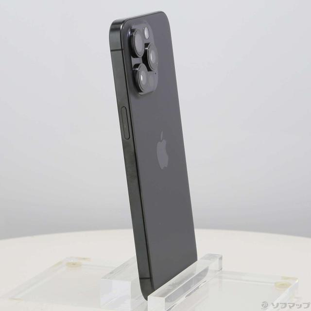 (中古)Apple iPhone15 Pro Max 256GB ブラックチタニウム MU6P3J/A SIMフリー(269-ud)