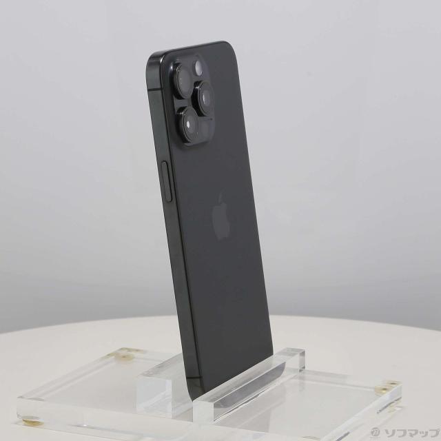 (中古)Apple iPhone15 Pro Max 256GB ブラックチタニウム MU6P3J/A SIMフリー(295-ud)