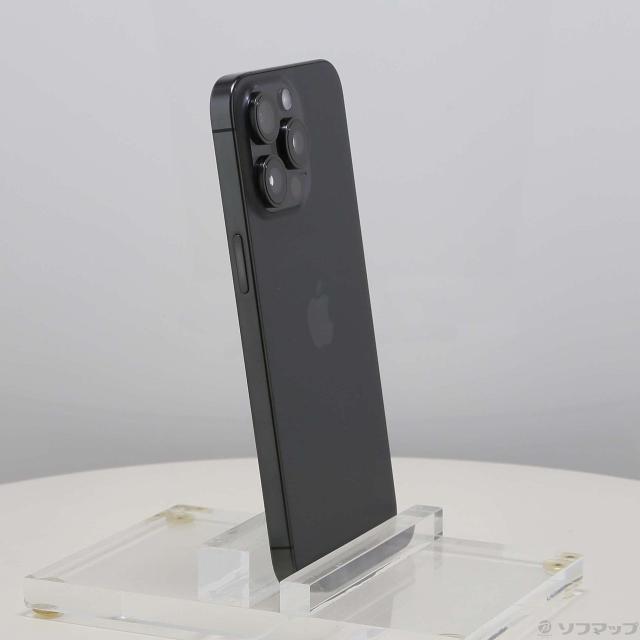 (中古)Apple iPhone15 Pro Max 256GB ブラックチタニウム MU6P3J/A SIMフリー(262-ud)