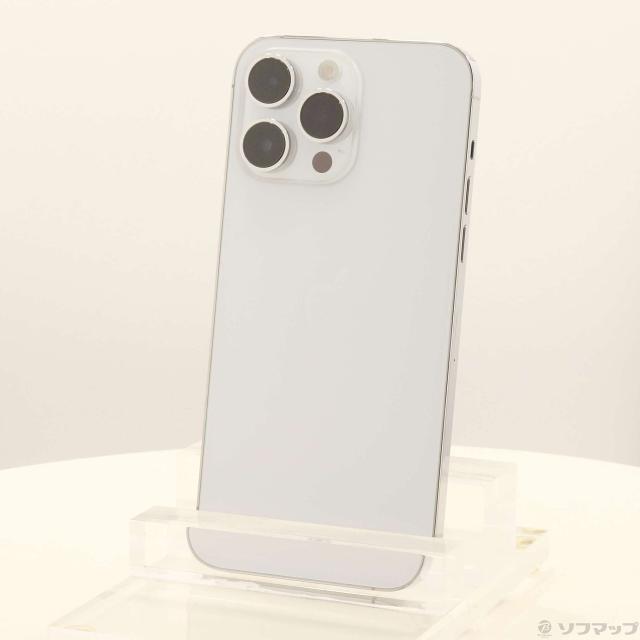 (中古)Apple iPhone14 Pro Max 128GB シルバー MQ973J/A SIMフリー(198-ud)