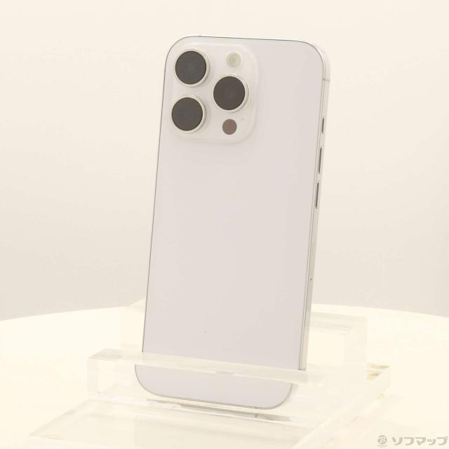 (中古)Apple iPhone16 Pro 128GB 白いことチタニウム MYMW3J/A SIM無償性(247-ud)