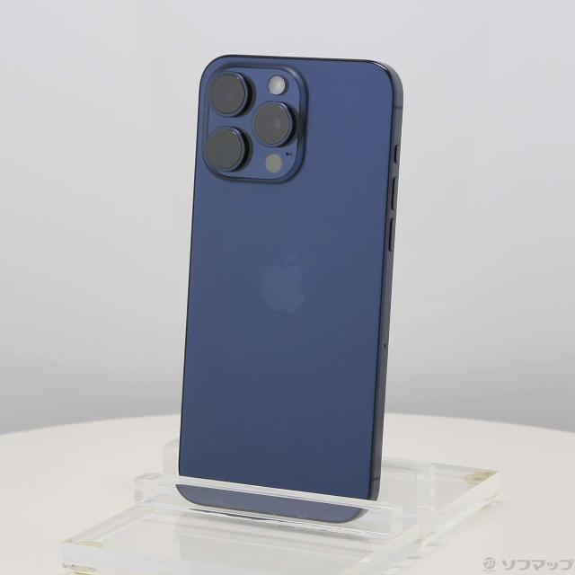 (中古)Apple iPhone15 Pro Max 256GB ブルーチタニウム MU6T3J/A SIMフリー(305-ud)