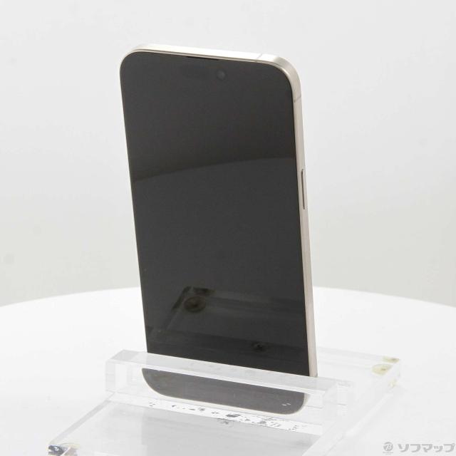 (中古)Apple iPhone15 Pro Max 256GB ナチュラルチタニウム MU6R3J/A SIMフリー(348-ud)