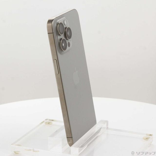 (中古)Apple iPhone15 Pro Max 256GB ナチュラルチタニウム MU6R3J/A SIMフリー(348-ud)