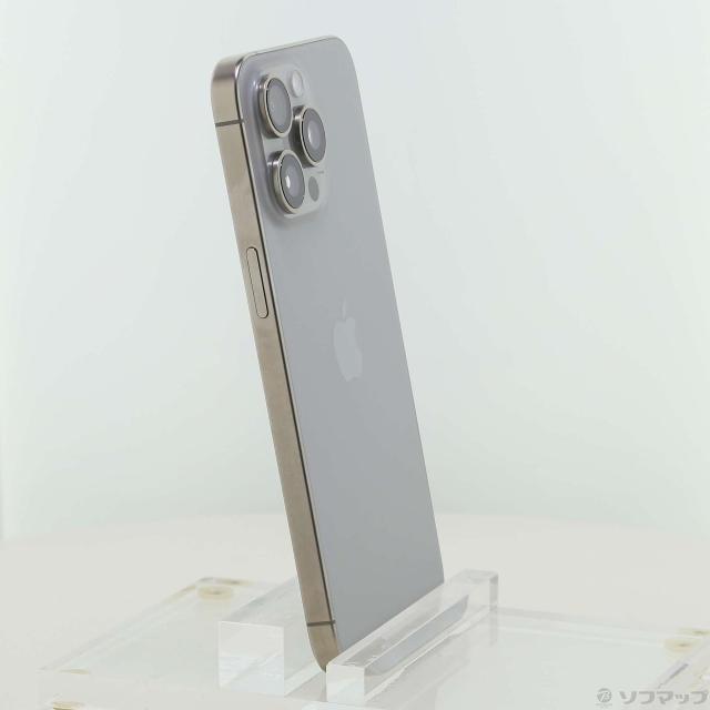 (中古)Apple iPhone15 Pro Max 256GB ナチュラルチタニウム MU6R3J/A SIMフリー(258-ud)
