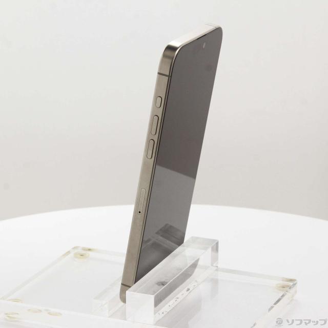 (中古)Apple iPhone15 Pro Max 256GB ナチュラルチタニウム MU6R3J/A SIMフリー(348-ud)