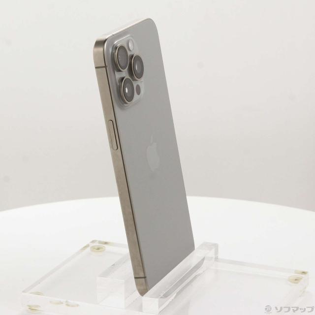 (中古)Apple iPhone15 Pro Max 256GB ナチュラルチタニウム MU6R3J/A SIMフリー(348-ud)