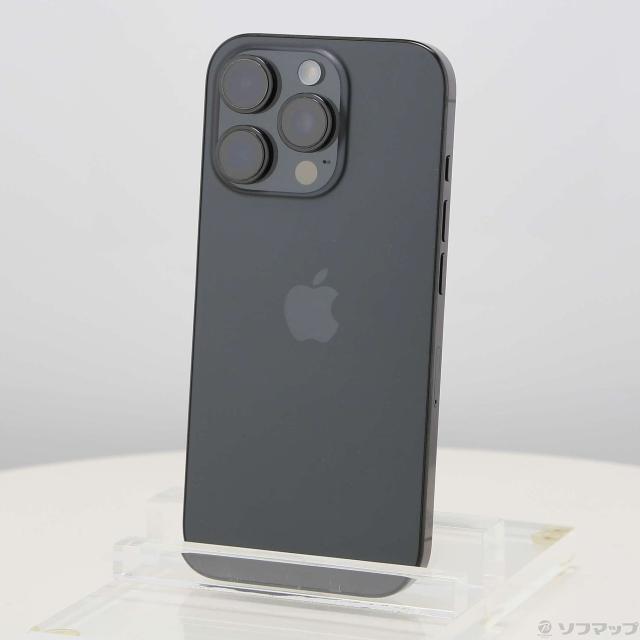 (中古)Apple iPhone16 Pro 512GB ブラックチタニウム MYN43J/A SIMフリー(258-ud)