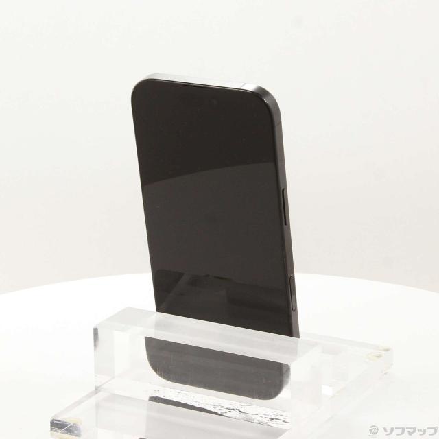 (中古)Apple iPhone16 Pro 128GB ブラックチタニウム MYMV3J/A SIMフリー(258-ud)
