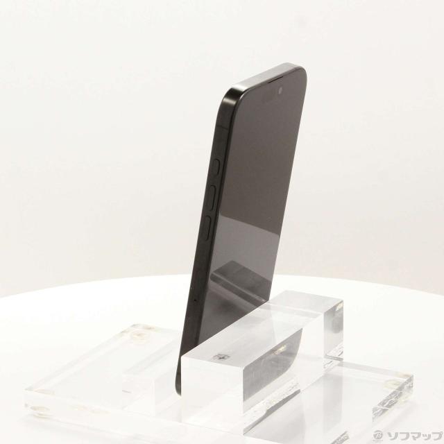(中古)Apple iPhone16 Pro 128GB ブラックチタニウム MYMV3J/A SIMフリー(258-ud)