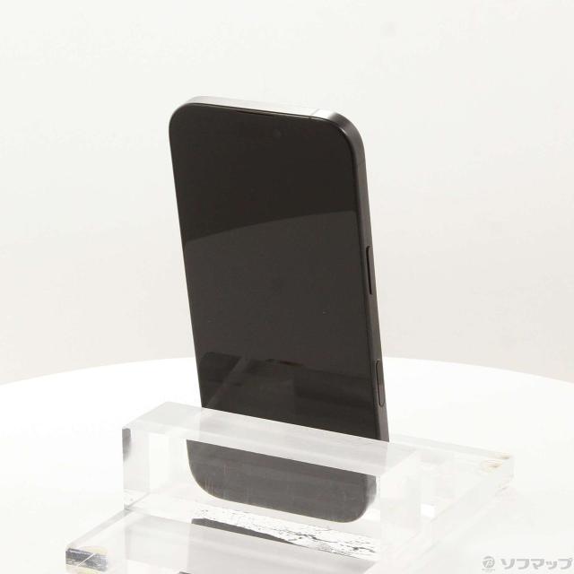 (中古)Apple iPhone16 Pro 128GB ブラックチタニウム MYMV3J/A SIMフリー(258-ud)