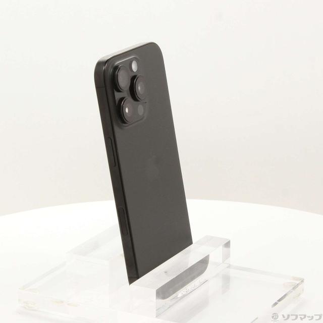 (中古)Apple iPhone16 Pro 128GB ブラックチタニウム MYMV3J/A SIMフリー(258-ud)