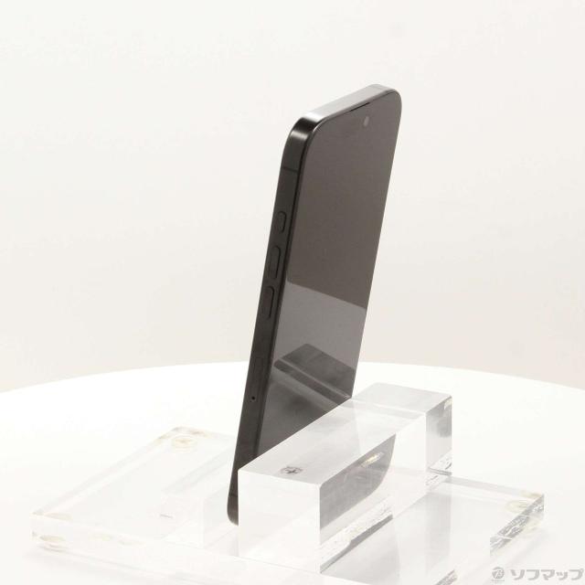 (中古)Apple iPhone16 Pro 128GB ブラックチタニウム MYMV3J/A SIMフリー(258-ud)